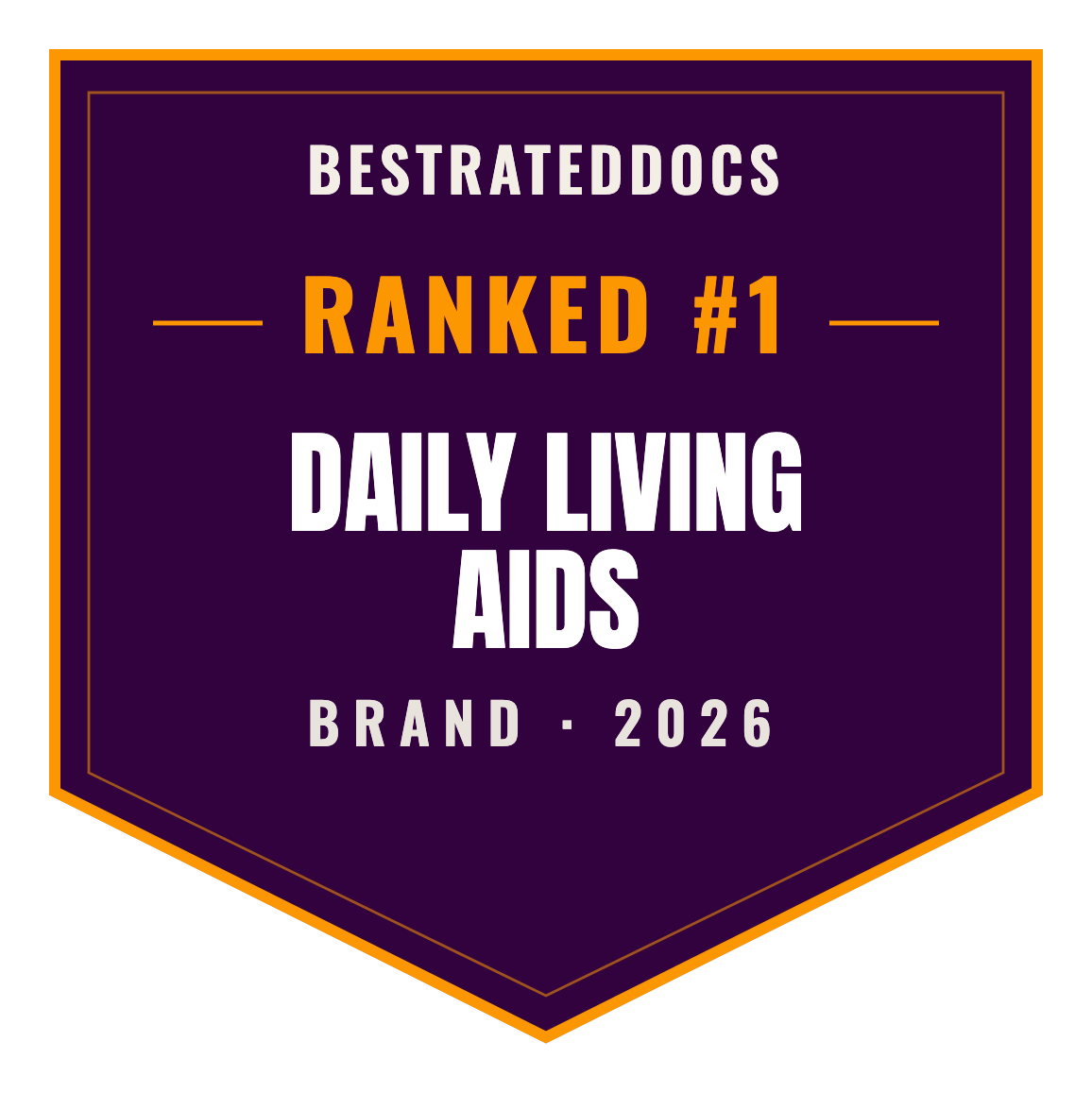 BestRatedDocs Top Brand 2026 — Daily Living Aids
