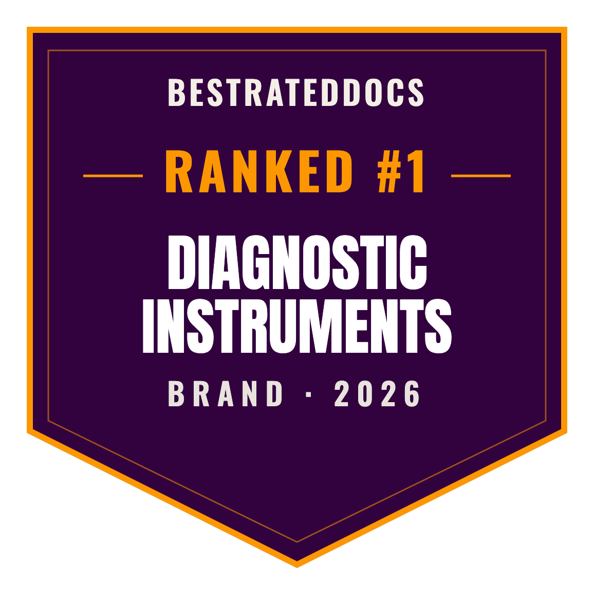 BestRatedDocs Top Brand 2026 — Diagnostic Instruments