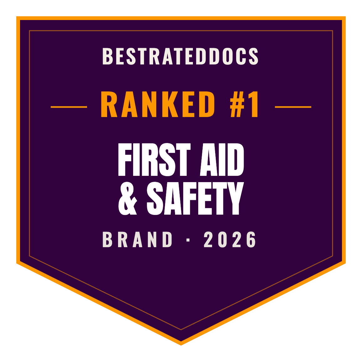 BestRatedDocs Top Brand 2026 — First Aid & Safety