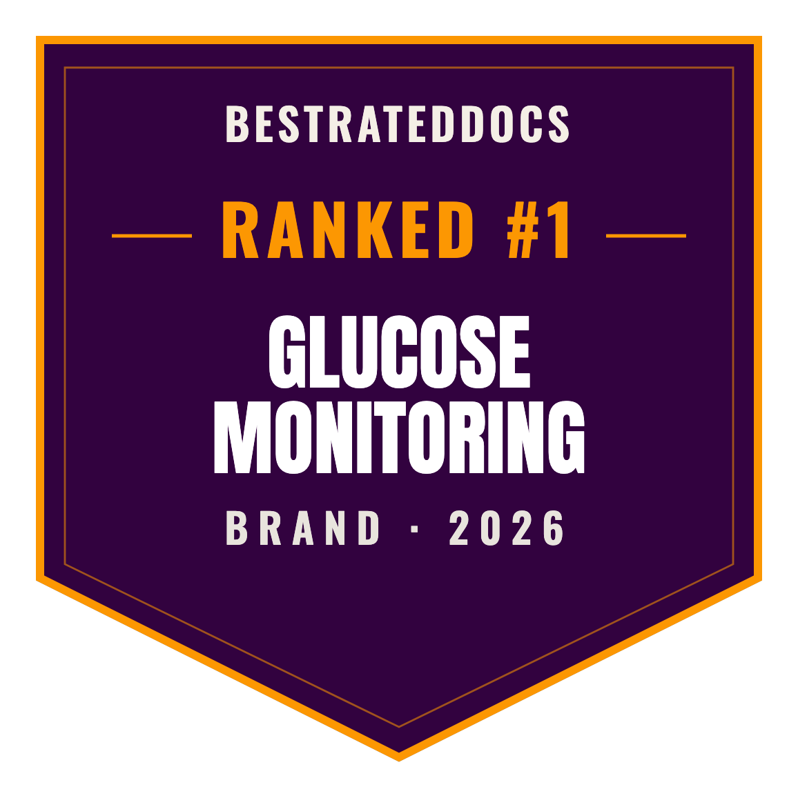 BestRatedDocs Top Brand 2026 — Glucose Monitoring