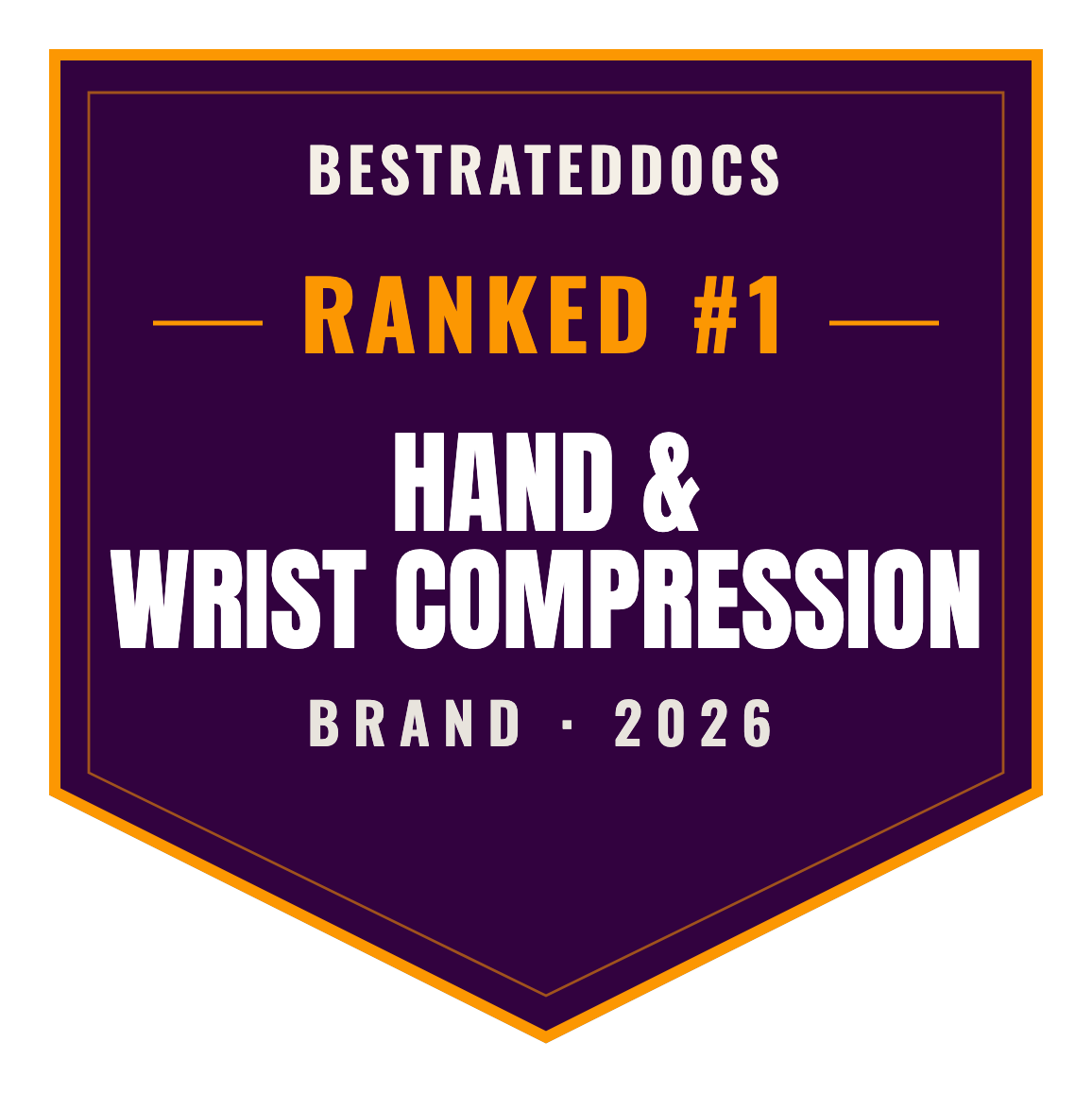 BestRatedDocs Top Brand 2026 — Hand & Wrist Compression
