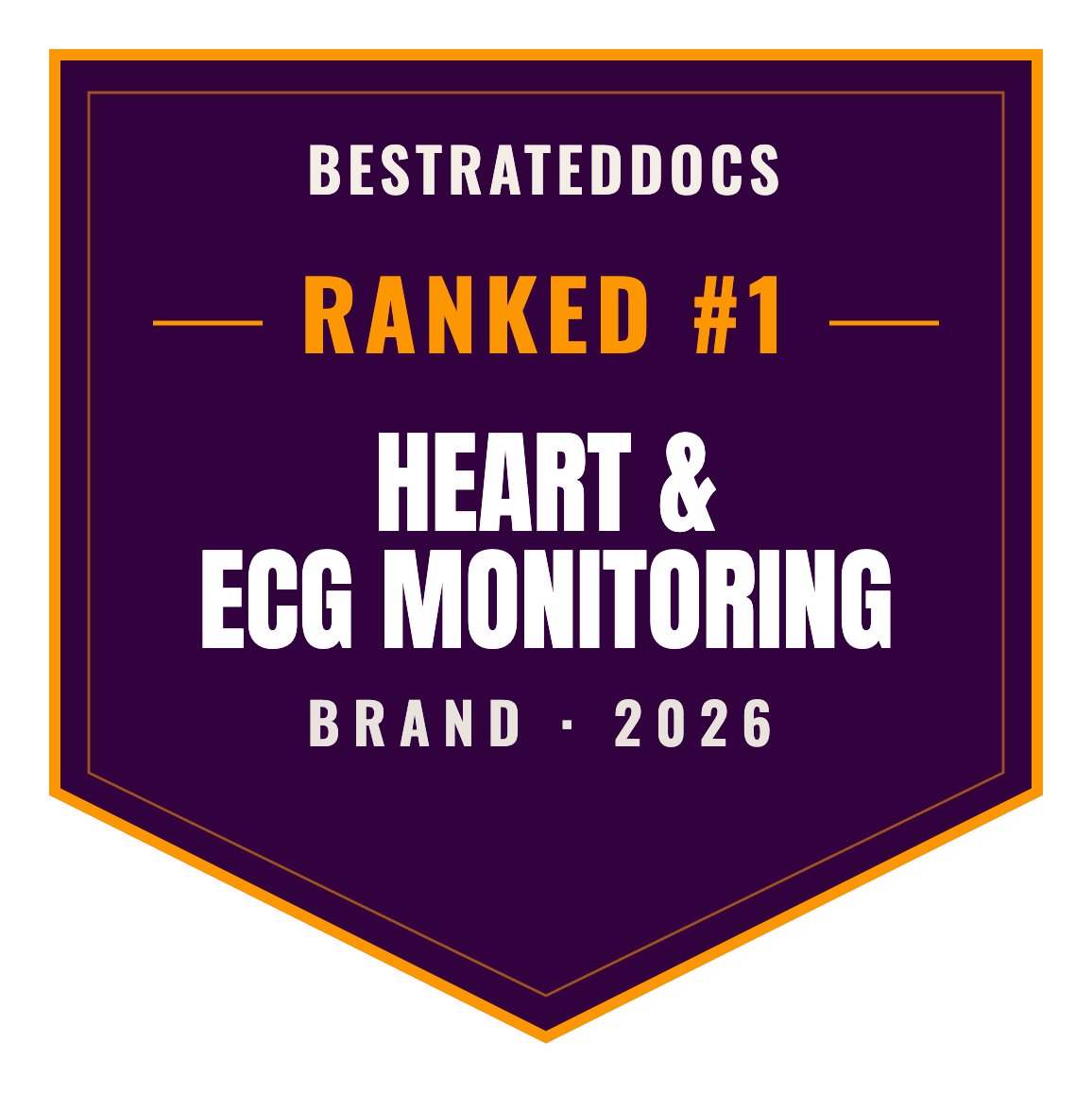 BestRatedDocs Top Brand 2026 — Heart & ECG Monitoring