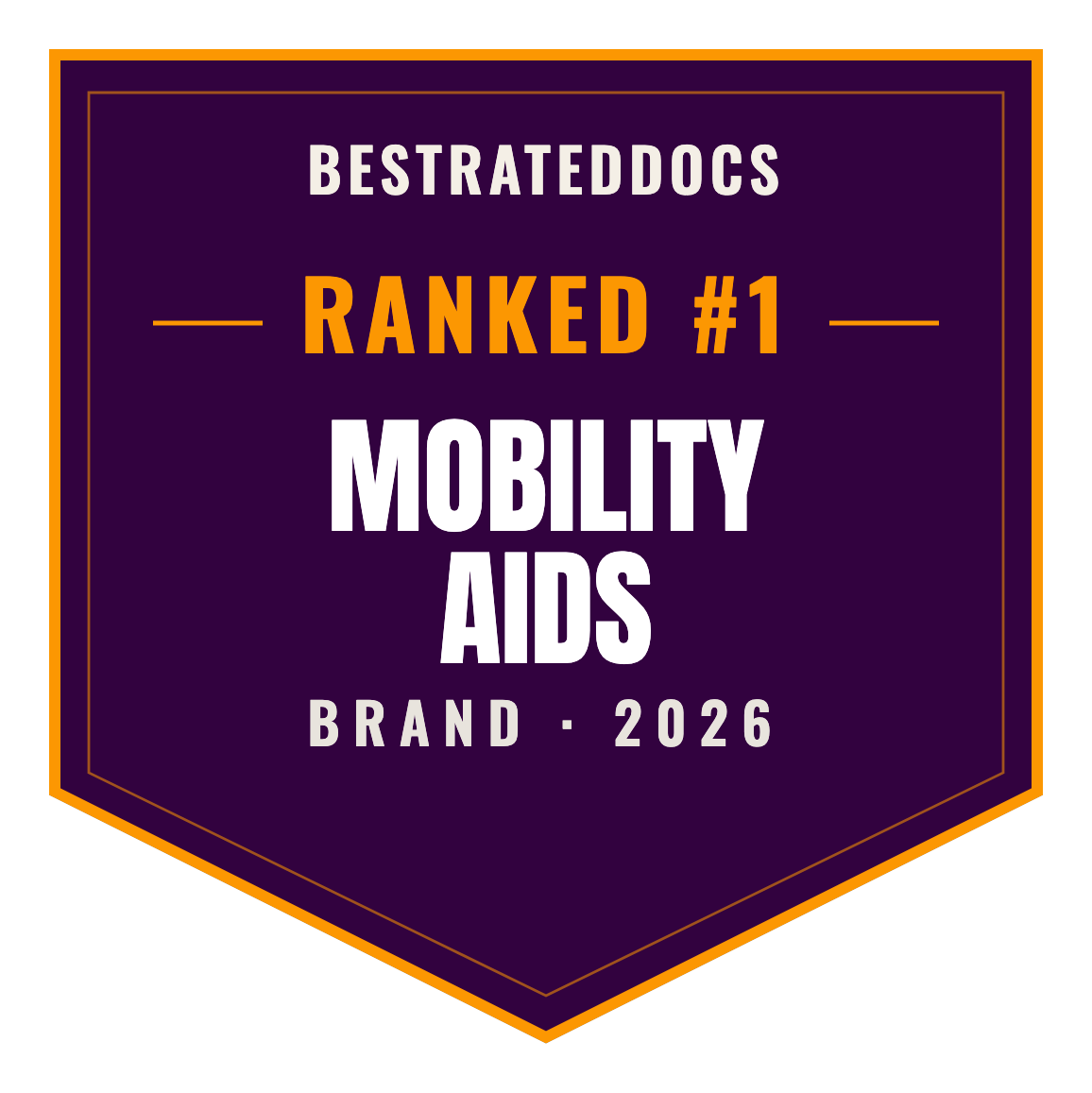 BestRatedDocs Top Brand 2026 — Mobility Aids