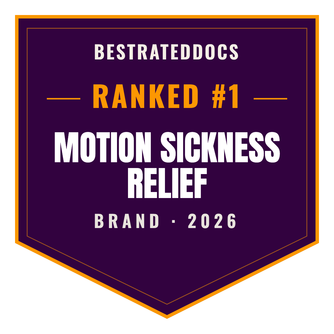 BestRatedDocs Top Brand 2026 — Motion Sickness Relief