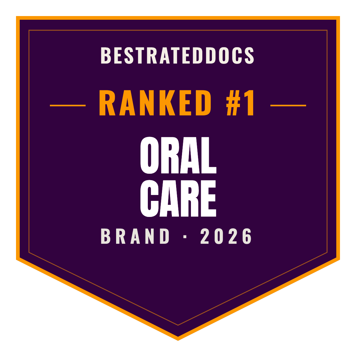 BestRatedDocs Top Brand 2026 — Oral Care