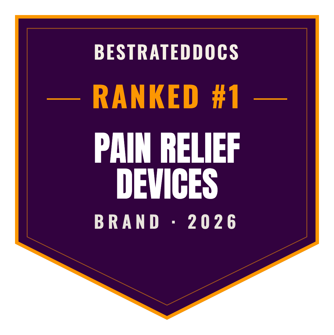 BestRatedDocs Top Brand 2026 — Pain Relief Devices