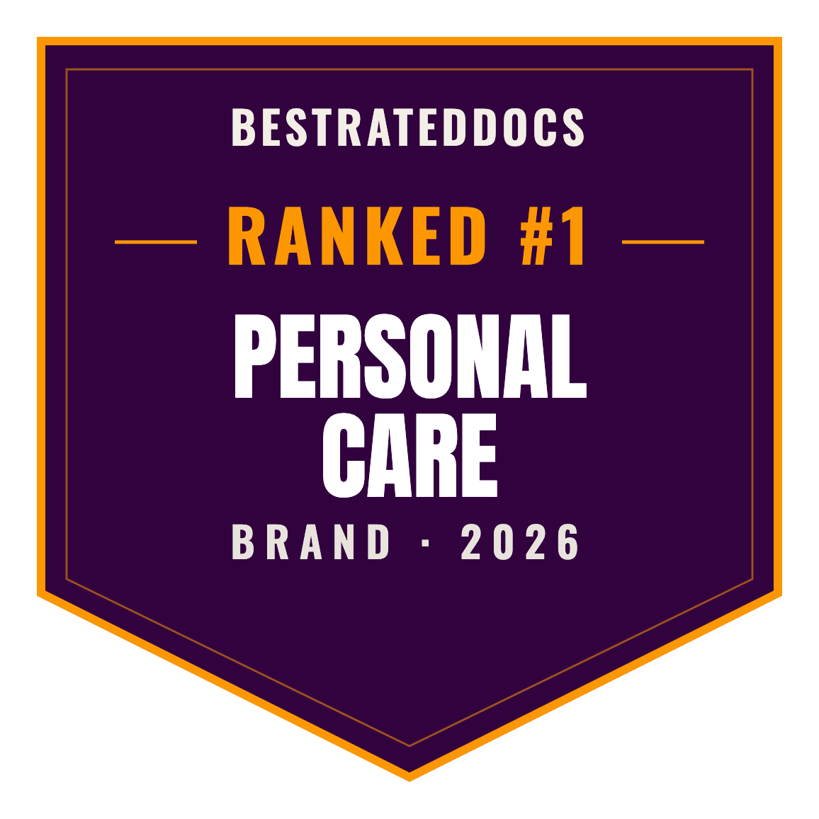 BestRatedDocs Top Brand 2026 — Personal Care