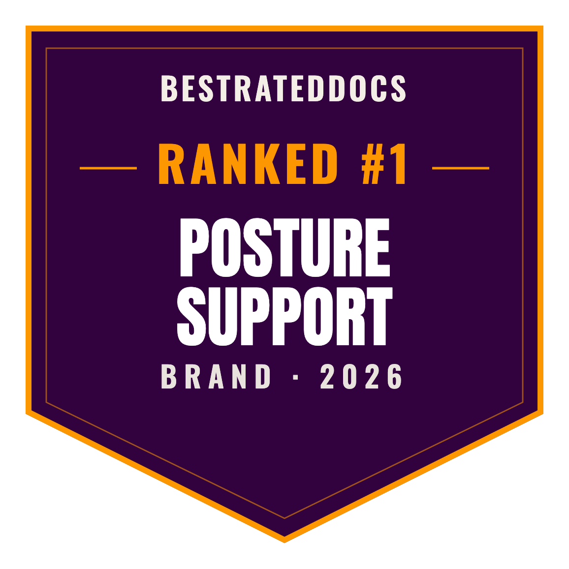 BestRatedDocs Top Brand 2026 — Posture Support