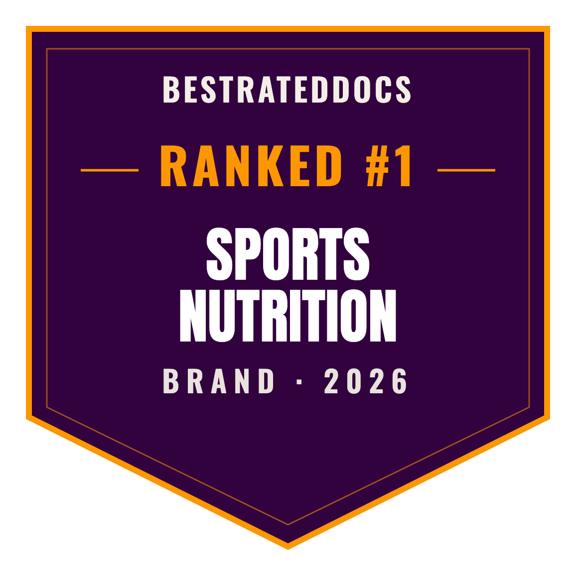 BestRatedDocs Top Brand 2026 — Sports Nutrition