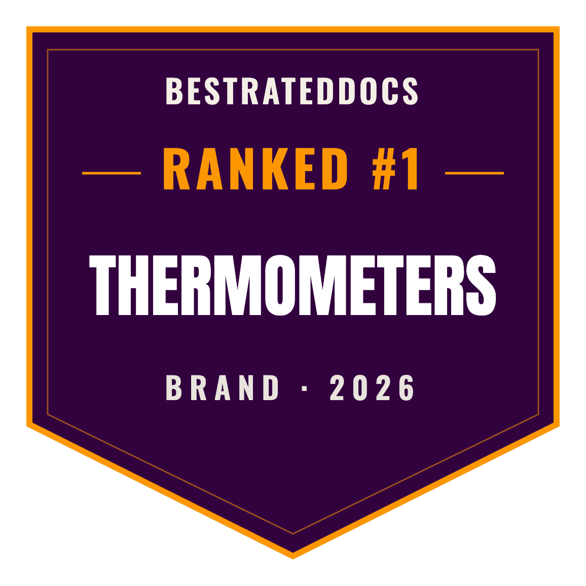 BestRatedDocs Top Brand 2026 — Thermometers