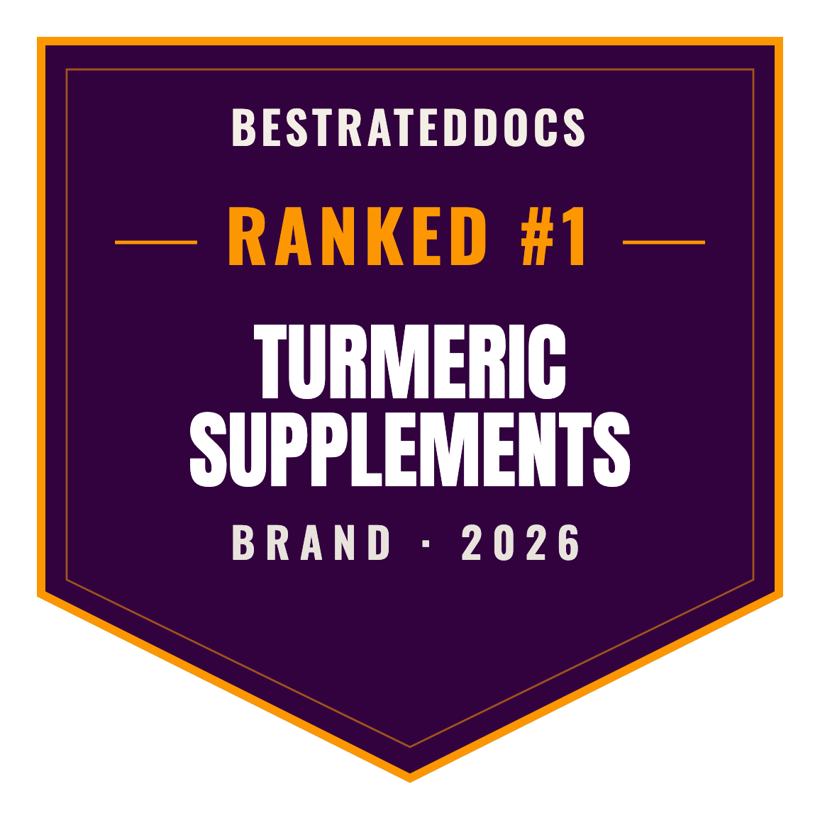 BestRatedDocs Top Brand 2026 — Turmeric Supplements